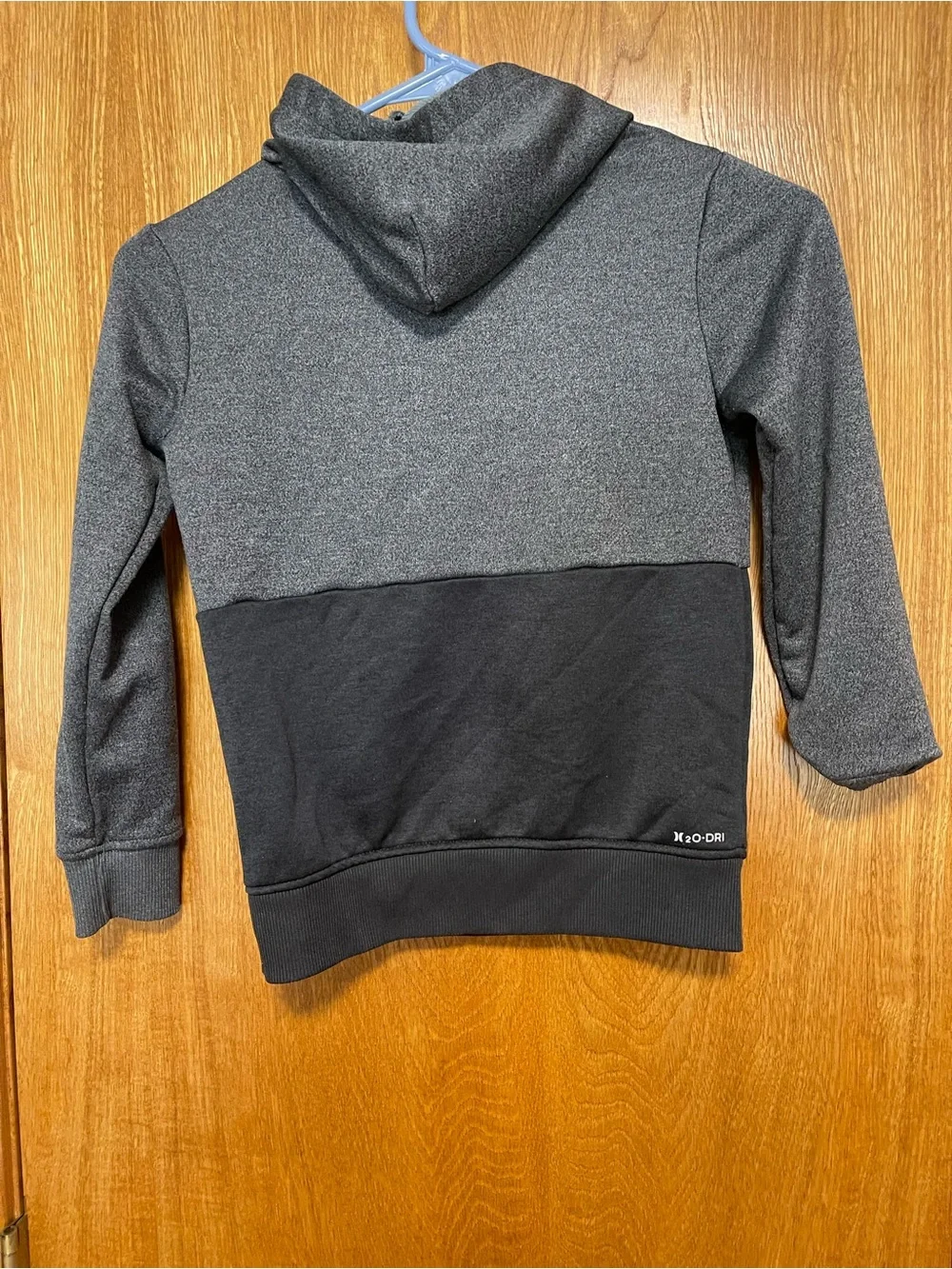 Hurley Kids Gray and Black Hoodie with Multicolor Logo